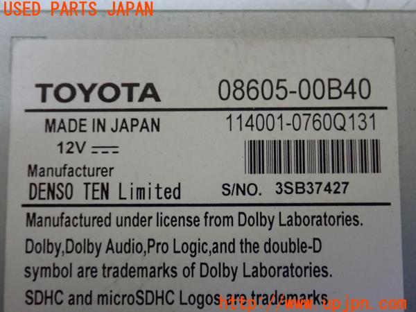 3UPJ=23710506]ルーミー カスタムGT(M900A)純正 NSZT-Y68T 08605-00B40 SDナビ 中古_m3