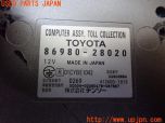 3UPJ=23800503]アルファード ハイブリッド(ATH10W)純正ビルトイン 86980-28020 ETC車載器 中古_s4