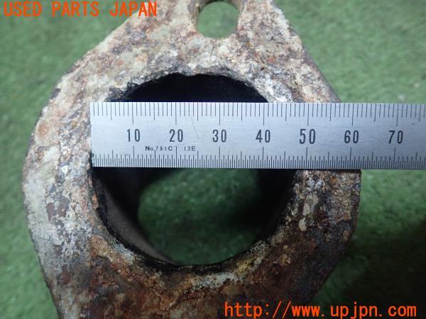 3UPJ=23840148]三菱ジープ(J56)社外 エキマニ フランジ変換パイプ 中古_m4