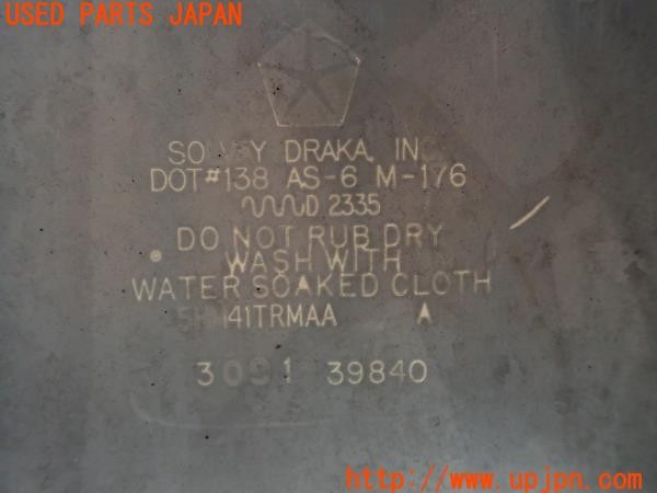 3UPJ=23950013]ジープ ラングラー スポーツ(TJ40S)純正 幌ウインド ソフトトップウインド 中古_m4