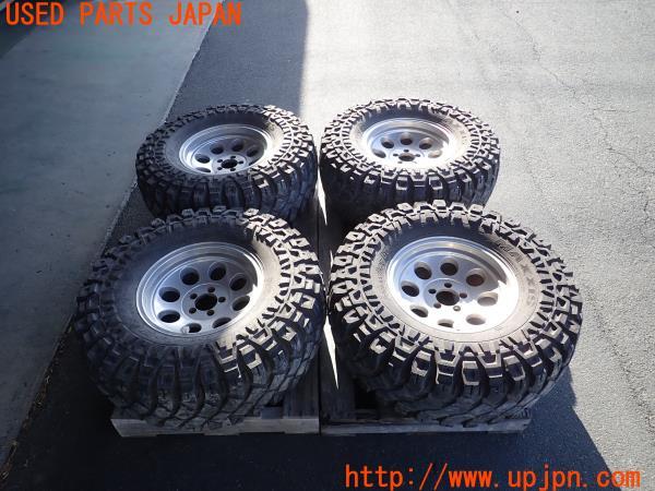 3UPJ=23950917]ジープ ラングラー スポーツ(TJ40S)MICKEY THOMPSON ミッキートンプソン ホイール 16×8J ±0 PCD114.3 5穴 4本 中古_m0