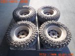3UPJ=23950917]ジープ ラングラー スポーツ(TJ40S)MICKEY THOMPSON ミッキートンプソン ホイール 16×8J ±0 PCD114.3 5穴 4本 中古_s3