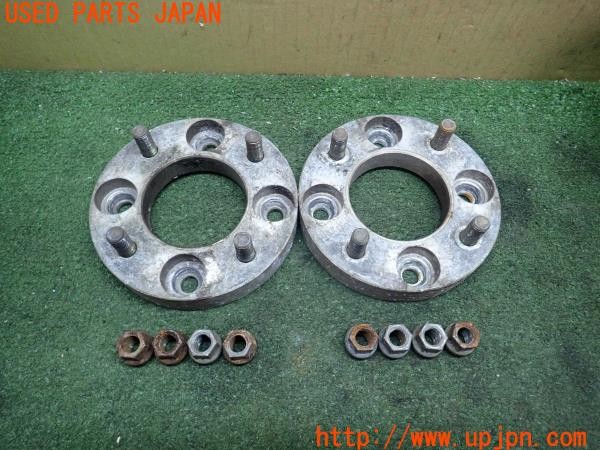 3UPJ=24080972]スプリンタートレノ GT-APEX(AE86)後期 社外 ワイドトレッドスペーサー② 25mm PCD114.3 4穴 M12×P1.25 中古_m0
