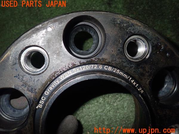 3UPJ=24090972]BMW 630i クーペ(EH30 E63)後期 LCI BSC Gravity ワイドトレッドスペーサー② 25mm PCD120 5穴 M14×P1.25 中古_m2