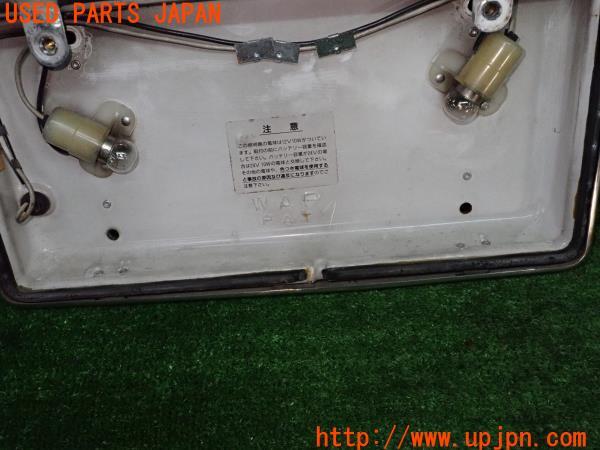 3UPJ=24360012]デリカスターワゴン(P35W)WAP ワールドオートプレート 字光式ナンバープレート 12V リア側 1枚 中古_m2