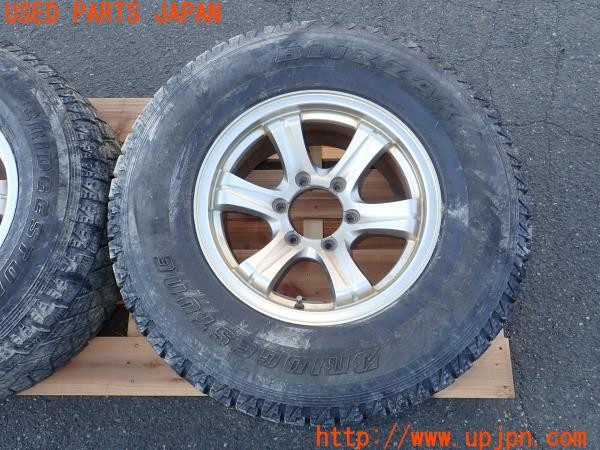 3UPJ=24500917]ランクルプラド(KZJ78W)後期 Weds ウェッズ ADVENTURE ホイール 16×7JJ +5 PCD139.7 6穴 2本 中古 _m2