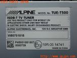 3UPJ=24510578]BMW ミニ(MINI)クーパーD(XT15M F55)ALPINE アルパイン TUE-T500 地デジチューナー 中古_s4