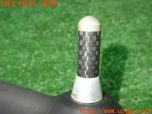 3UPJ=24520510]BMW ミニ ジョンクーパーワークス(MFJCW R56)ショートアンテナ カーボン ベース付3442133-02 中古_s3