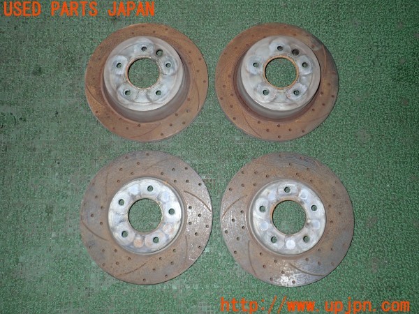 3UPJ=24540305]ジャガー XK8 コンバーチブル(JFDA X100)社外 ディスクローター ドリルドスリット 中古_m0