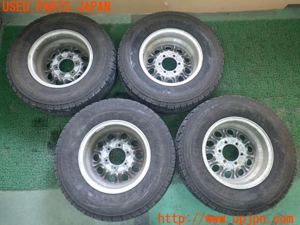 3UPJ=24590916]デリカスターワゴン(P35W)純正 ホイール 15×6JJ +22 PCD139.7 6穴 4本 ハブキャップ付き 中古_m1