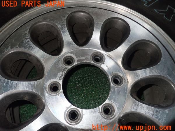 3UPJ=24590916]デリカスターワゴン(P35W)純正 ホイール 15×6JJ +22 PCD139.7 6穴 4本 ハブキャップ付き 中古_m4
