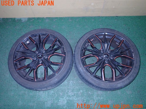 3UPJ=24620962]メガーヌ スポーツツアラー GT(KBM5M)Weds ウェッズ LEONIS LV ホイール 18×8J +42 PCD114.3 5穴 2本 中古_m0