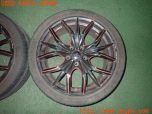 3UPJ=24620962]メガーヌ スポーツツアラー GT(KBM5M)Weds ウェッズ LEONIS LV ホイール 18×8J +42 PCD114.3 5穴 2本 中古_s2