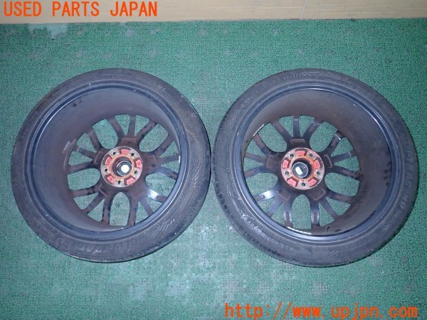 3UPJ=24620962]メガーヌ スポーツツアラー GT(KBM5M)Weds ウェッズ LEONIS LV ホイール 18×8J +42 PCD114.3 5穴 2本 中古_m3