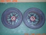 3UPJ=24620962]メガーヌ スポーツツアラー GT(KBM5M)Weds ウェッズ LEONIS LV ホイール 18×8J +42 PCD114.3 5穴 2本 中古_s3