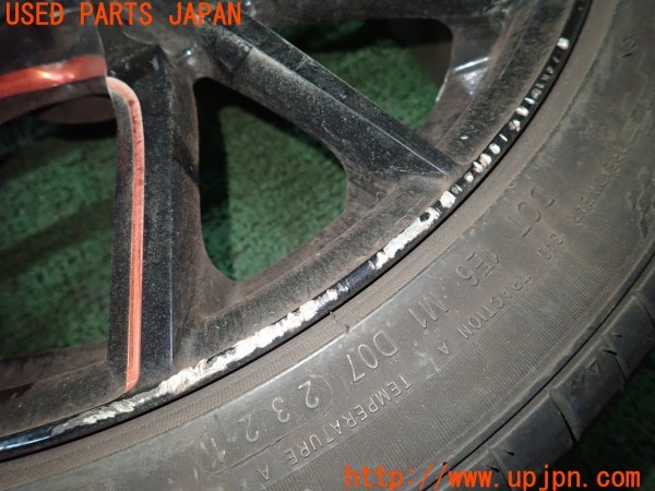 3UPJ=24620962]メガーヌ スポーツツアラー GT(KBM5M)Weds ウェッズ LEONIS LV ホイール 18×8J +42 PCD114.3 5穴 2本 中古_m4