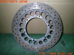 3UPJ=24630415]ヤマハ SR400(RH16J)純正 フロントディスクローター 中古_s1