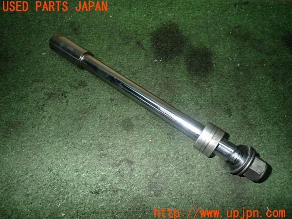 3UPJ=24630705]ヤマハ SR400(RH16J)純正 フロントアクスルシャフト 中古_m1