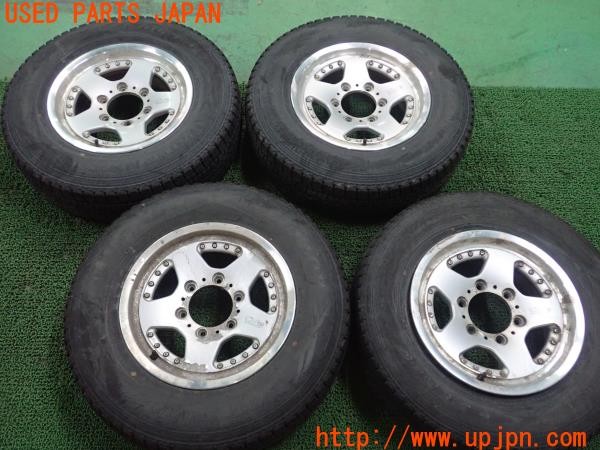 3UPJ=24670916]ハイエースバン 200系(KDH205V 1型)BRIDGESTONE ブリジストン LIUFENG CV928 ホイール 15×6JJ PCD139.7 6穴 4本 中古_m0