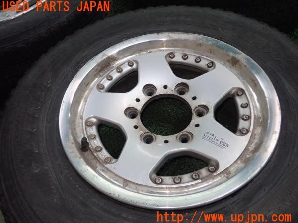 3UPJ=24670916]ハイエースバン 200系(KDH205V 1型)BRIDGESTONE ブリジストン LIUFENG CV928 ホイール 15×6JJ PCD139.7 6穴 4本 中古_m2