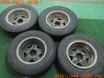 3UPJ=24670916]ハイエースバン 200系(KDH205V 1型)BRIDGESTONE ブリジストン LIUFENG CV928 ホイール 15×6JJ PCD139.7 6穴 4本 中古_s4