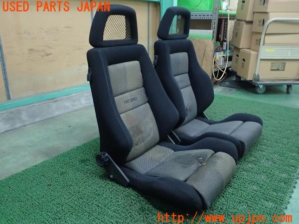 3UPJ=24720609]ポルシェ 944(型式不明)RECARO レカロ シートセット 両側ダイヤル KBA90239 L/LX/LS 運転席助手席 中古_m1