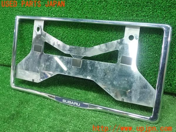 3UPJ=24730001]WRX S4(VAG A型)純正 ナンバーフレーム 中古_m3