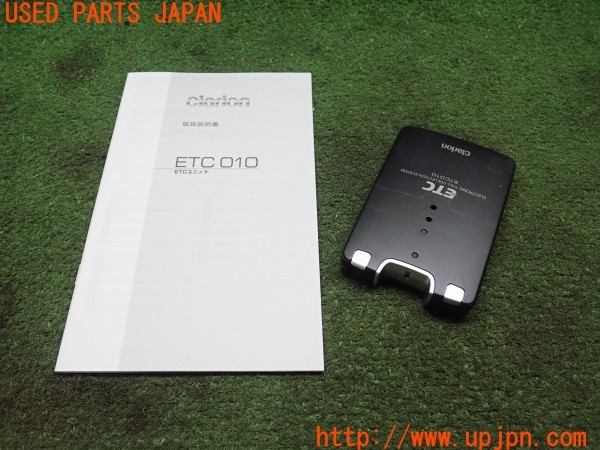 3UPJ=24860503]ポルシェ カイエンS(92AM48A 958型)Clarion クラリオン ETC010 ETC車載器 中古_m0