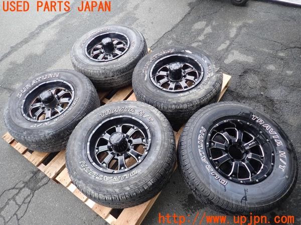 3UPJ=24990917]ハイラックスサーフ(KZN185W)前期 MKW MK-46 ホイール 16×8.0J ±0 PCD139.7 6穴 5本 中古_m0