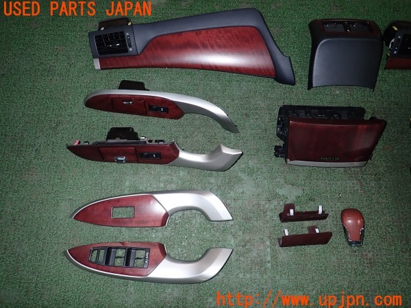 3UPJ=25030645]クラウンマジェスタ(URS206)純正 木目調パネル 内装パネル セット 中古_m1