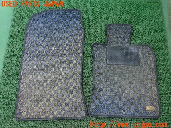 3UPJ=25100629]BMW ミニ ジョンクーパーワークス(MFJCW R56)KARO カロ フロアマット フロント 2枚 中古_m0