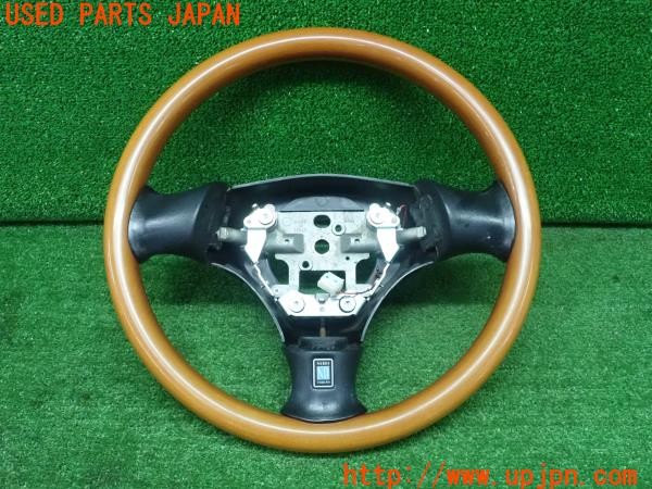 3UPJ=25190617]ロードスター VS(NB8C)後期 純正オプション NARDI ナルディ ウッドステアリング 中古_m0