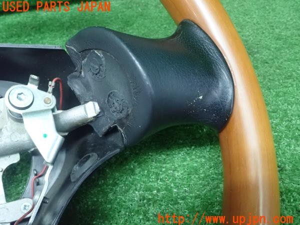 3UPJ=25190617]ロードスター VS(NB8C)後期 純正オプション NARDI ナルディ ウッドステアリング 中古_m2