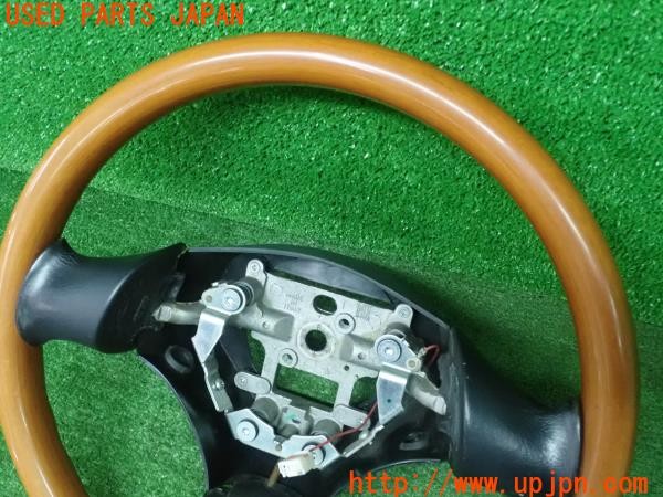 3UPJ=25190617]ロードスター VS(NB8C)後期 純正オプション NARDI ナルディ ウッドステアリング 中古_m3