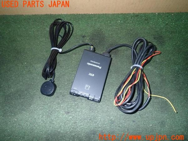 3UPJ=25200503]VW ニュービートルカブリオレ(1YAZJ)Panasonic パナソニック CY-ET907KD ETC車載器 中古_m0
