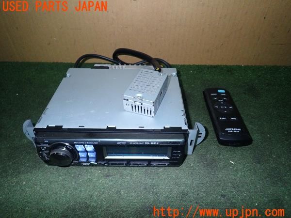 3UPJ=25200518]VW ニュービートルカブリオレ(1YAZJ)ALPINE アルパイン CDA-9887Ji CDプレーヤー 中古_m0