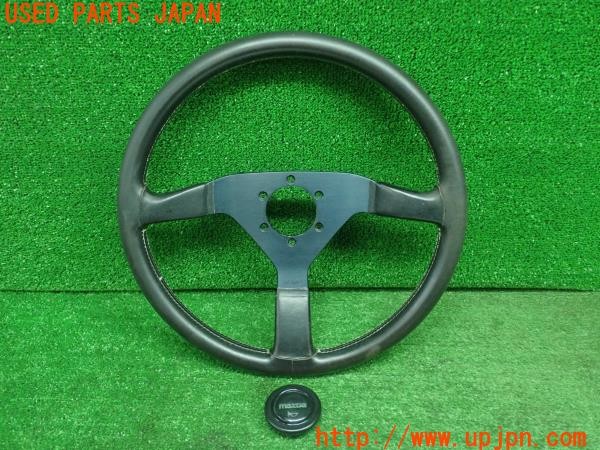 3UPJ=25210617]サバンナRX-7(FC3S)後期 純正オプション MOMO モモ ステアリング 370mm 中古_m0