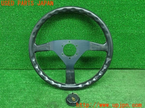 3UPJ=25210617]サバンナRX-7(FC3S)後期 純正オプション MOMO モモ ステアリング 370mm 中古_m4