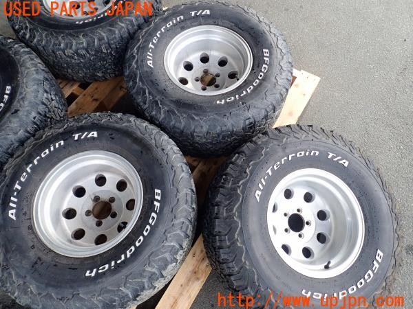 3UPJ=25260916]ジープラングラー(TJ40S)EAGLE ALLOYS 580 ホイール 15×10J -46? PCD114.3 5穴 5本 中古_m1