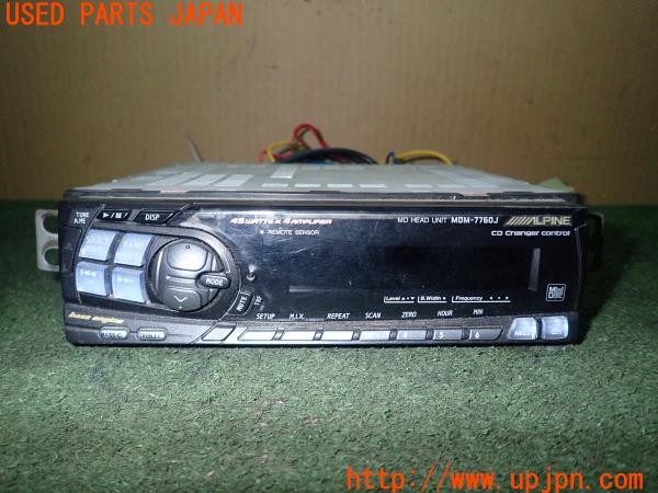 3UPJ=25290518]カプチーノ(EA11R)前期 ALPINE アルパイン MDM-7760J MDプレーヤー ジャンク_m1