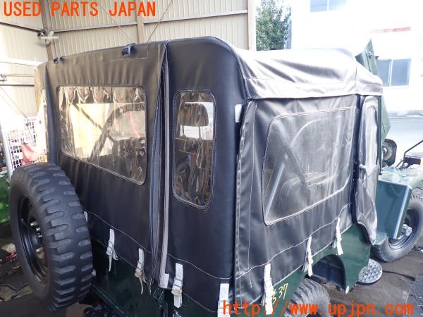 3UPJ=25370031]三菱ジープ(J56)社外 ソフトトップ 骨組み・ドア付 幌 中古_m4