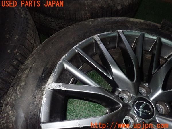 3UPJ=25380921]レクサス RX450h Fスポーツ(GYL25W)純正 タイヤホイール 20×8J +30 PCD114.3 5穴 4本 難あり 中古_m2