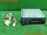 3UPJ=25390518]カプチーノ(EA11R)前期 Panasonic パナソニック カセットデッキ CQ-G100D 中古_s0