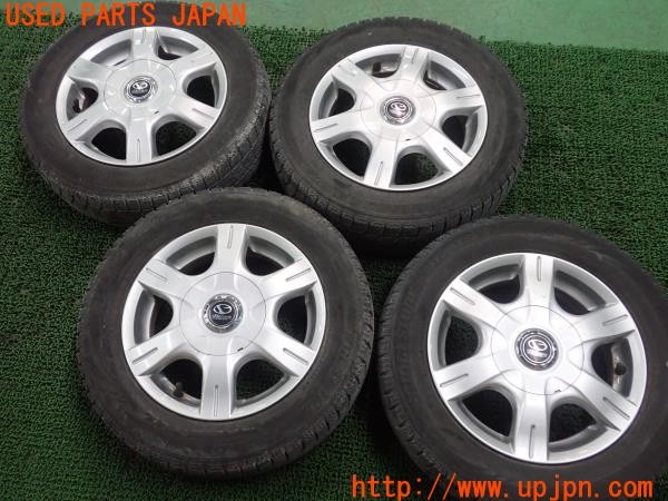 3UPJ=25390914]カプチーノ(EA11R)Blows CELIA 13×14.00B +43 マルチPCD100/110/114.3 4穴 4本 中古_m0