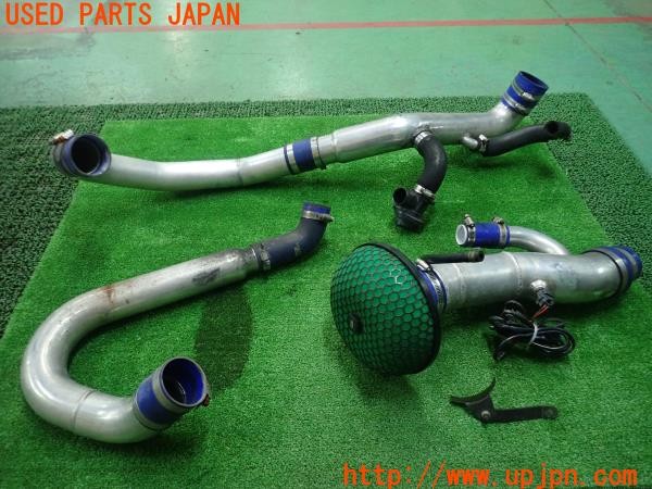 3UPJ=25410104]ランエボ7 GSR(CT9A)社外 パイピング ブローオフバルブ インテークパイプ HKSエアクリーナー セット 中古_m0