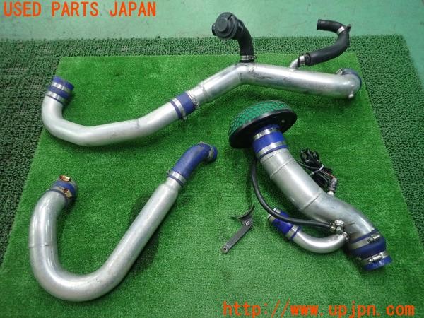3UPJ=25410104]ランエボ7 GSR(CT9A)社外 パイピング ブローオフバルブ インテークパイプ HKSエアクリーナー セット 中古_m1
