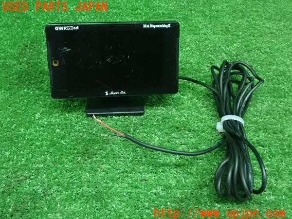 3UPJ=25410575]ランエボ7 GSR(CT9A)YUPITERU ユピテル レーダー探知機 GWR53sd 中古_m0