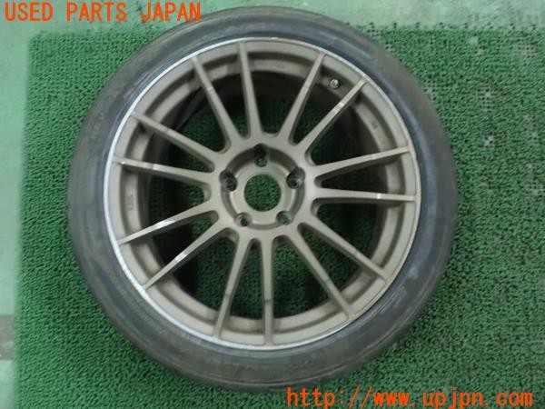 3UPJ=25410961]ランエボ7 GSR(CT9A)Z.S.S. タイヤホイール1本 18×8.5J +35 PCD114.3 5穴 シバタイヤ 中古_m0
