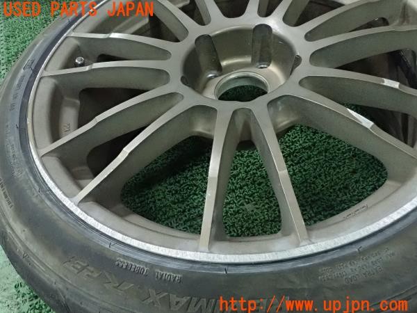 3UPJ=25410961]ランエボ7 GSR(CT9A)Z.S.S. タイヤホイール1本 18×8.5J +35 PCD114.3 5穴 シバタイヤ 中古_m2