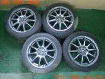 3UPJ=25510918]クラウン アスリート ハイブリッド(AWS210)A-TECH SCHNEIDER StaG? タイヤホイール 17×7J +53 PCD114.3 5穴 4本 中古_s0